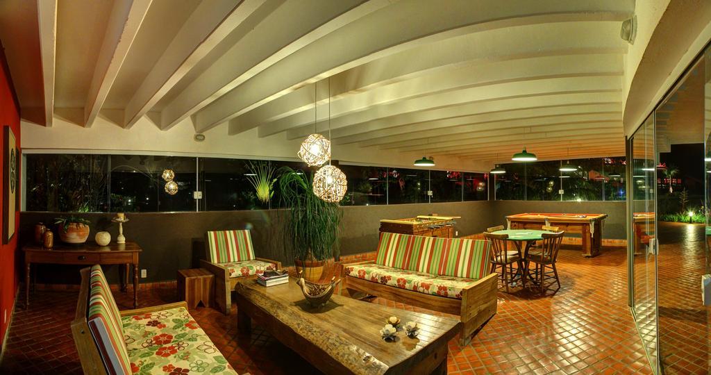 Hotel Boutique Frangipani Brotas Exterior foto Interior of the hotel